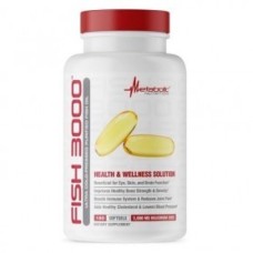Metabolic Nutrition - Fish 3000 180 caps Metabolic Nutrition